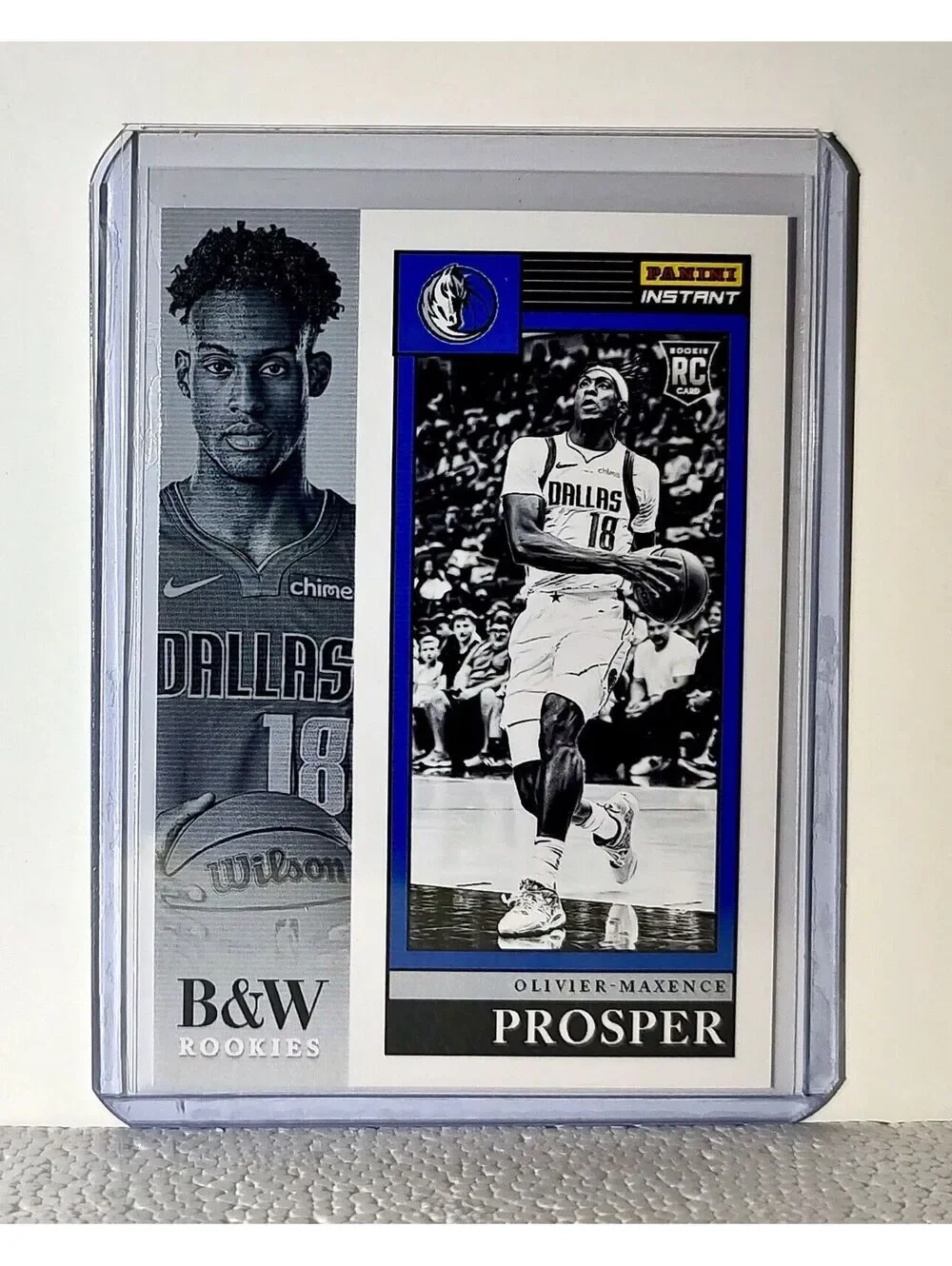 Olivier-Maxence Prosper 2023-24 NBA #21 Black and White Rookies Card 1/326